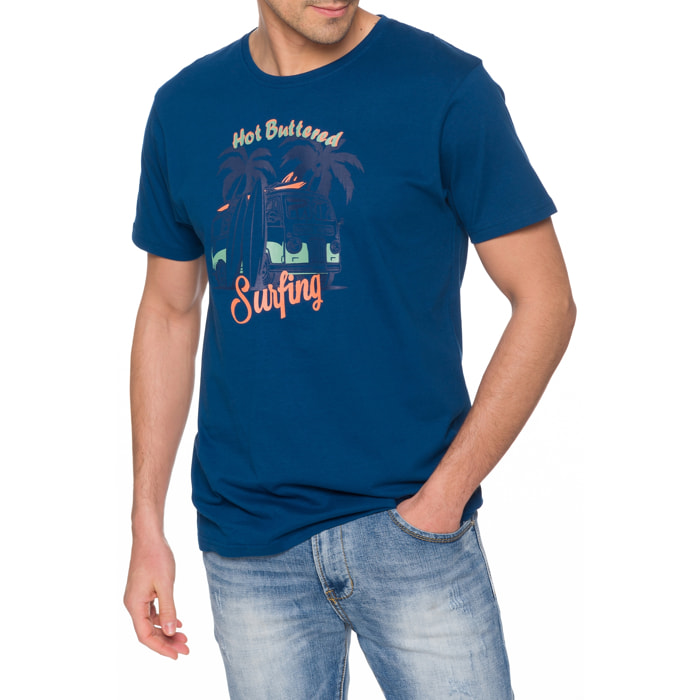 Camiseta Hot Buttered MAGNETIC Azul Claro