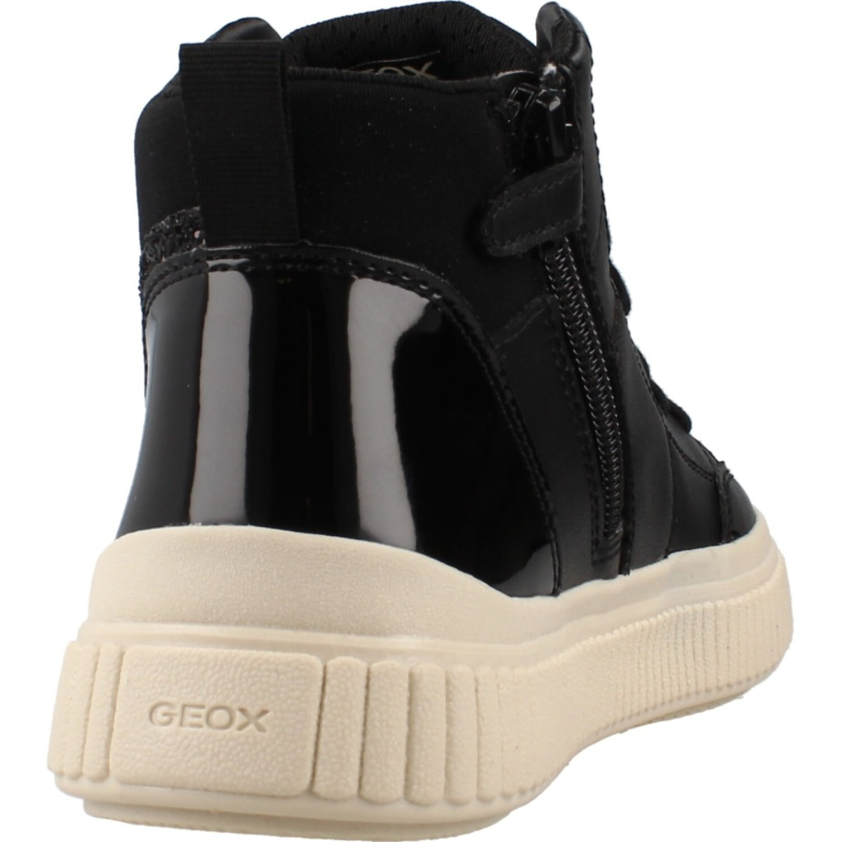 Zapatillas Niña de la marca GEOX  modelo J66M3D 05402 J LAQUINNY NEGRO