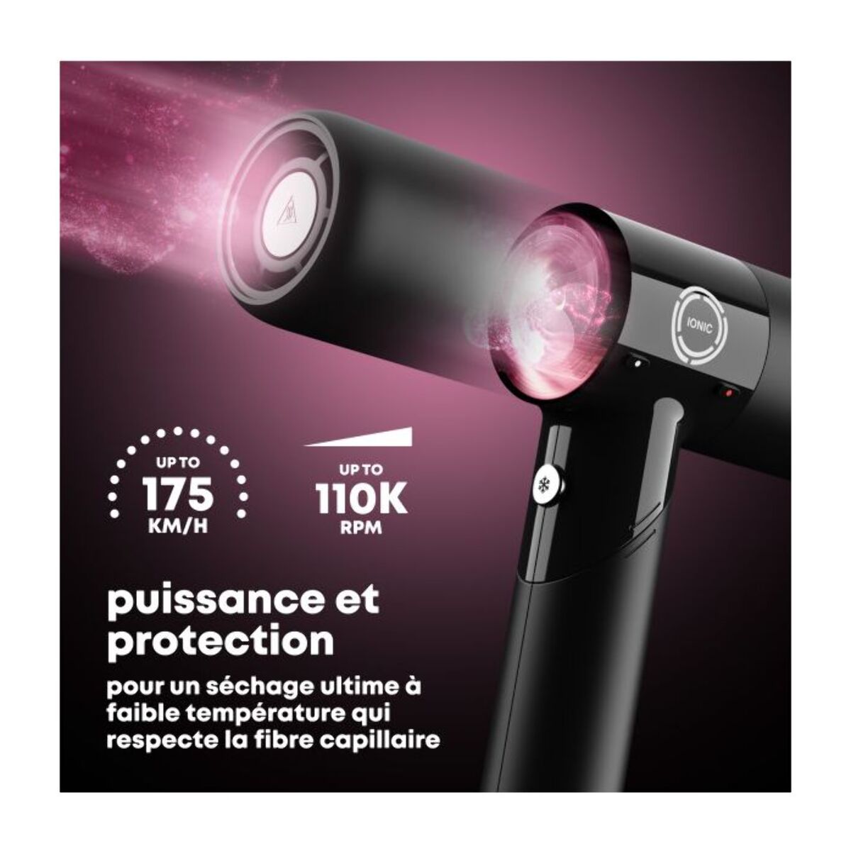 Sèche cheveux professionnel REVAMP Progloss Enigma révélation