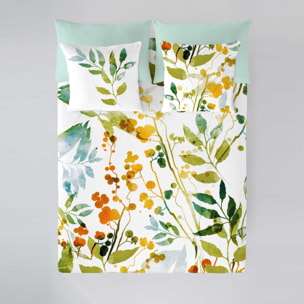 Naturals - Funda Nórdica Estampada - Cierre Solapa - 100% Algodón - Incluye 1/2 Fundas de Almohada - Calpe