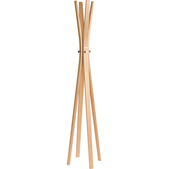 Perchero Naturaleza madera haya natural 182x42x42 cm
