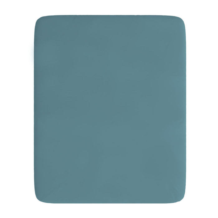 LENZUOLO SOTTO CON ANGOLI MAX COLOR, 100% COTONE MADE IN ITALY - MATRIMONIALE MAXI