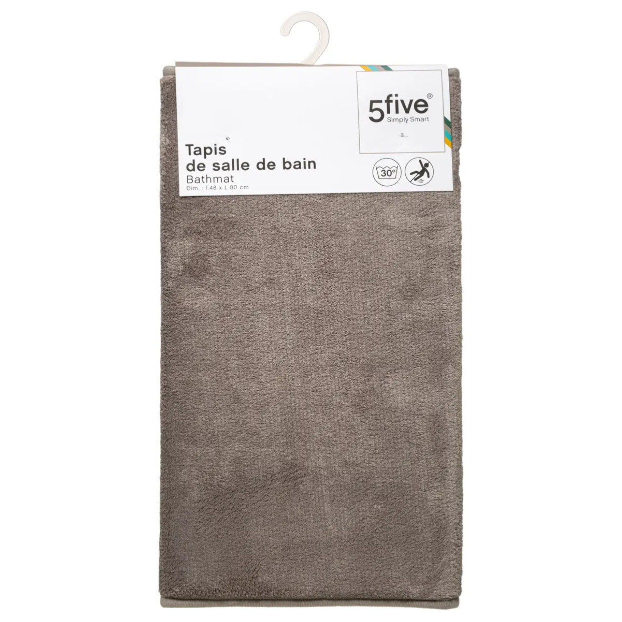 Tapis mémoire de forme Taupe Colorama