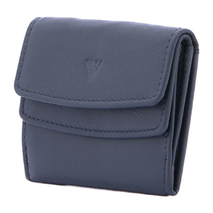 Portafoglio donna in ecopelle - Modello False - Casual - 9.0 x 7.5 x 2.0 cm