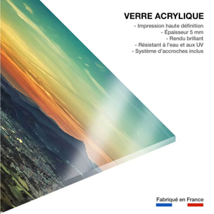 Tableau coucher de soleil pays basque Tableau plexiglas