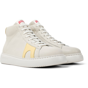 Sneaker-Bootie - CAMPER Runner K21 - Blanco - Cuero liso