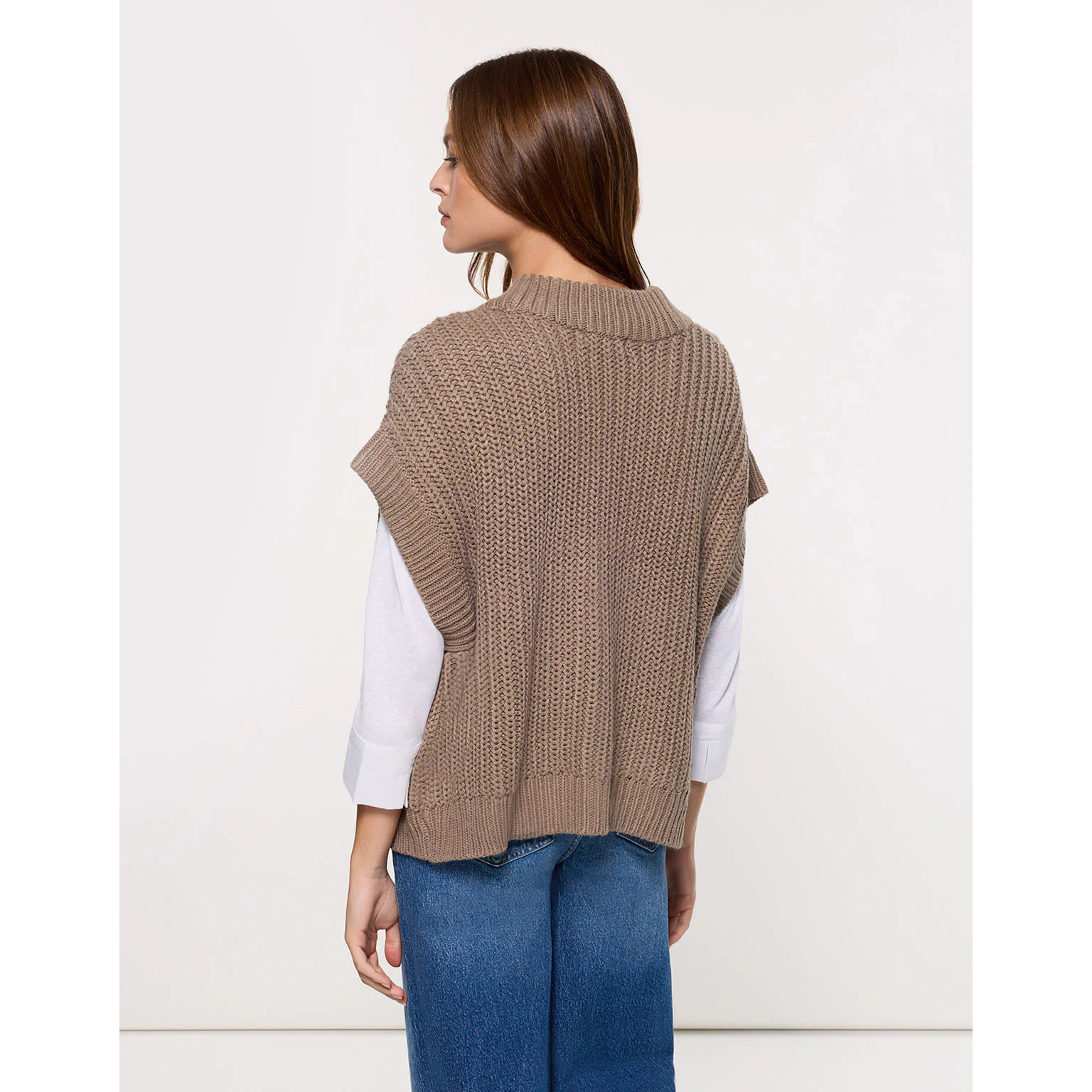 Chaleco de Punto Marrón - Richy