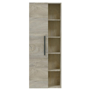 Columna de baño Alise 1p 5h color Alaska, 51 cm (ancho) x 25 cm (fondo) x 135 cm (alto)