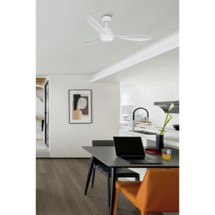 POLARIS L LED ventilatore da soffitto bianco DC