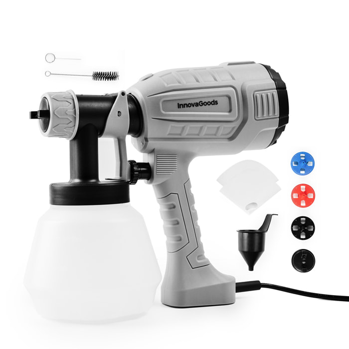 Pistola a spruzzo elettrica Spraint 500 W - grigia e nera - 1 L