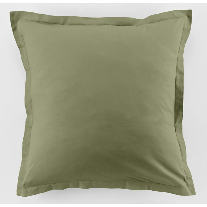 Parure De Drap 1 Pers 100% Coton 57fils + 1 taie Vert Verveine