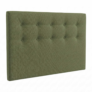 Sommier + tête de lit vert