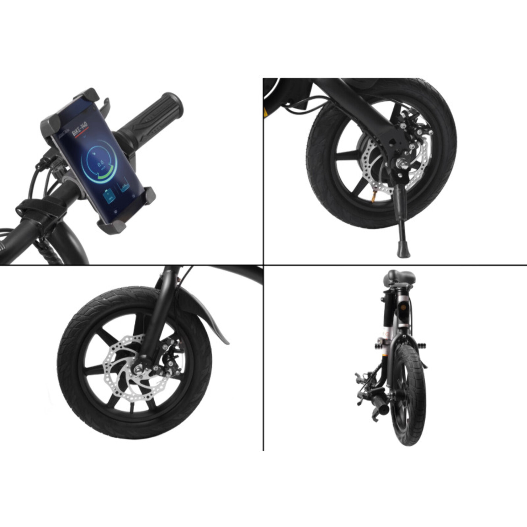Draisienne Électrique Adulte E-bike 140 – Moteur 1000W - Autonomie Jusqu'a 18 km - Pneu 14" Gonflable - Batterie 42V/5.2Ah - Poids 15Kg