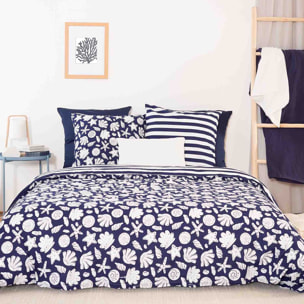 Parure Housse De Couette 3pcs 100% Coton 57 Fils Capri