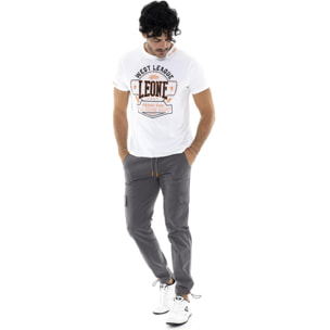 Pantaloni cargo da uomo in twill Leone Military 1947