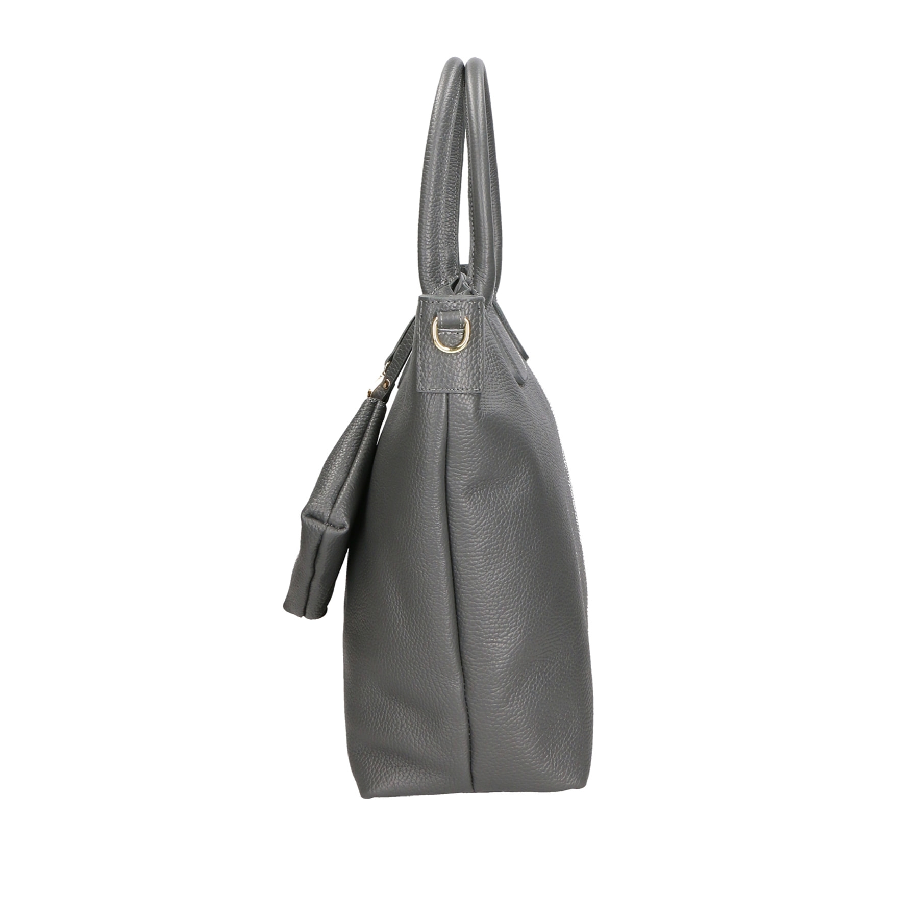 Borsa a spalla da Donna Wladimira in Vera Pelle Made in Italy 43x33x9 cm