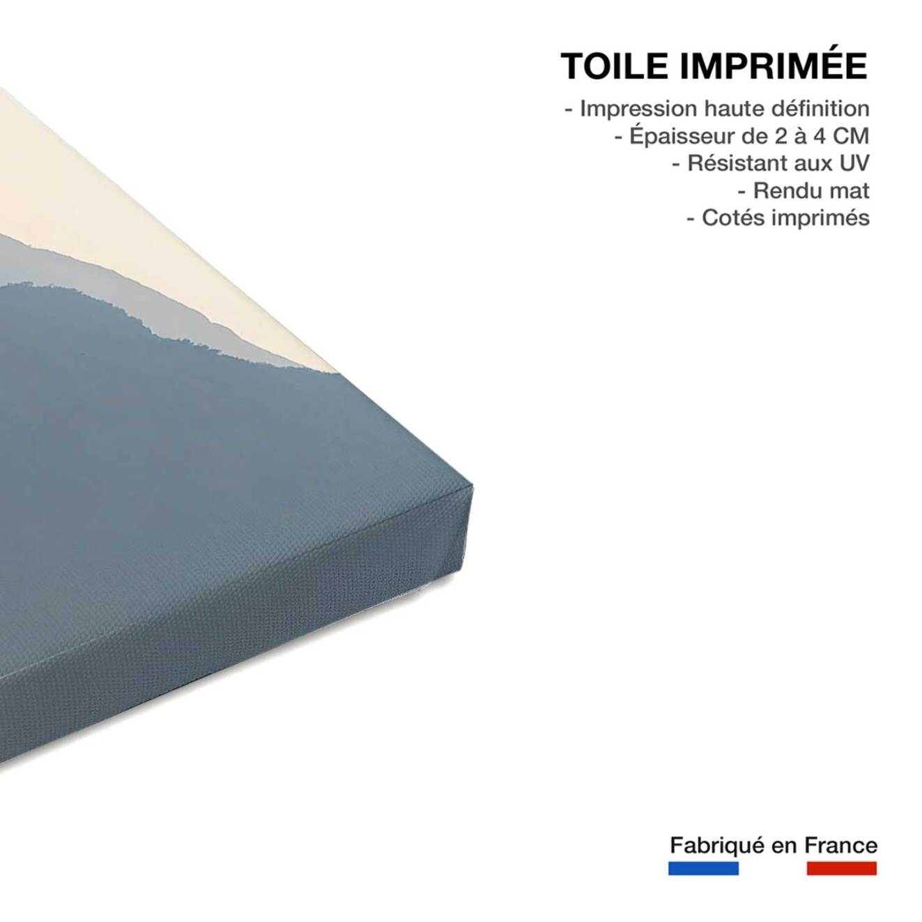 Tableau crépuscule Toile imprimée