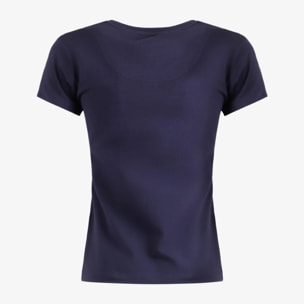 T-shirt Esercito a maniche corte blu donna