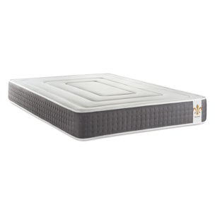 Matelas Vingt-Six - 26cm - Ressorts ensachés et mémoire de forme - Confort hôtelier - Soutien point par point