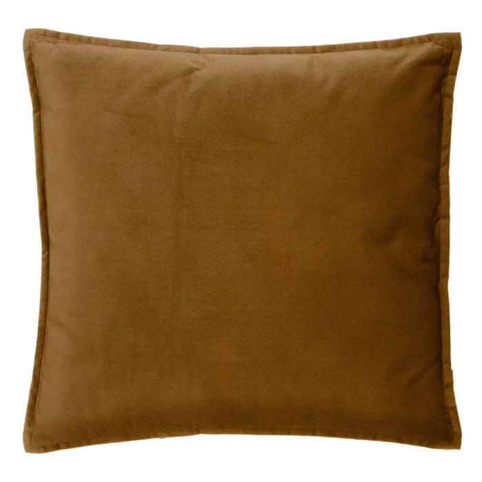 Coussin "LILOU" coton mordoré 45x45cm