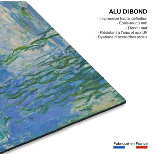 Tableau waterlilies de claude monet  Tableau alu Dibond