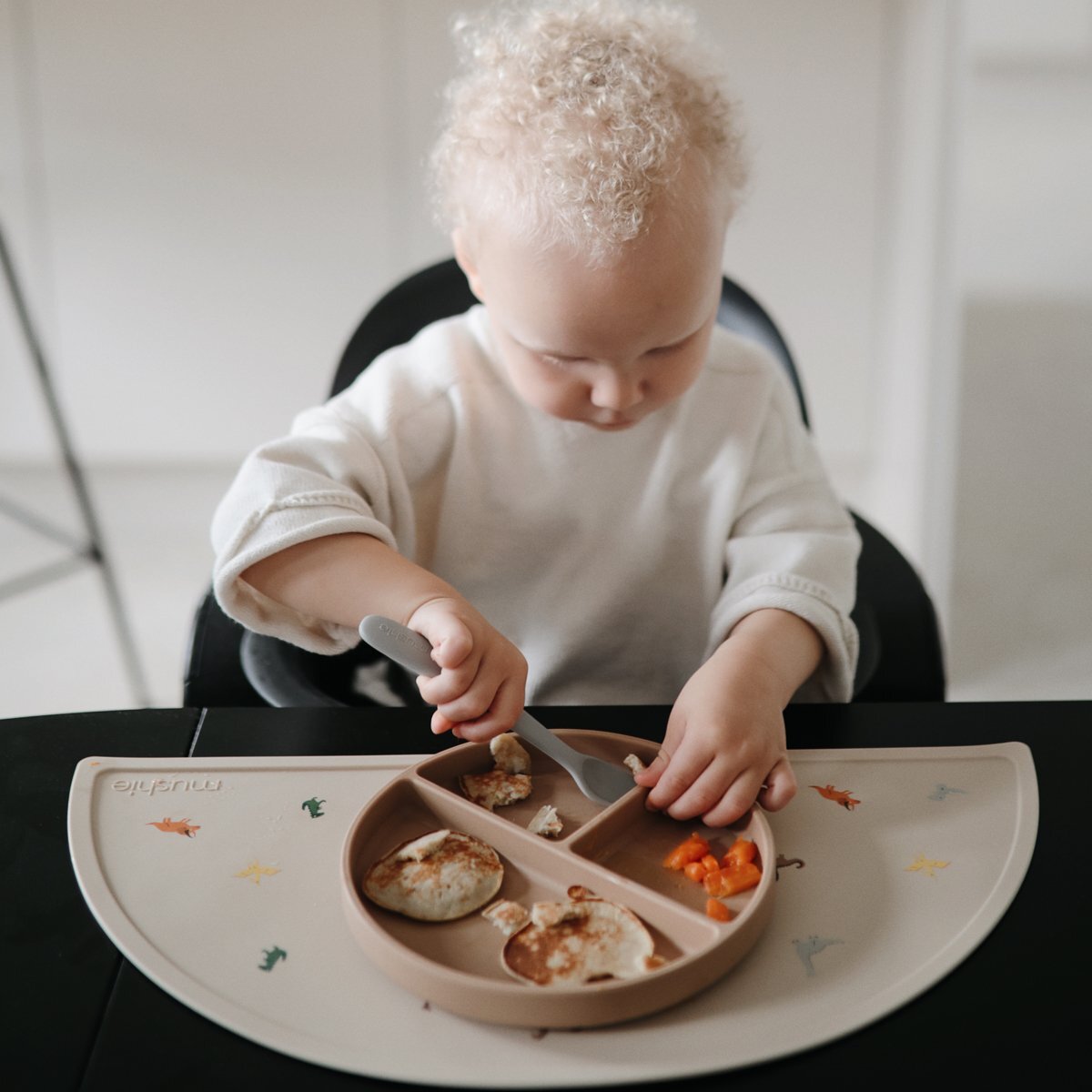 Mushie Mantel Silicona Print