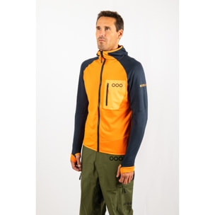 Chaqueta ECOActive Light Insulated Jacket with cap marca ECOON - Naranja / Azul