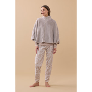 Poncho donna eco pelliccia articolo lurex Noidinotte