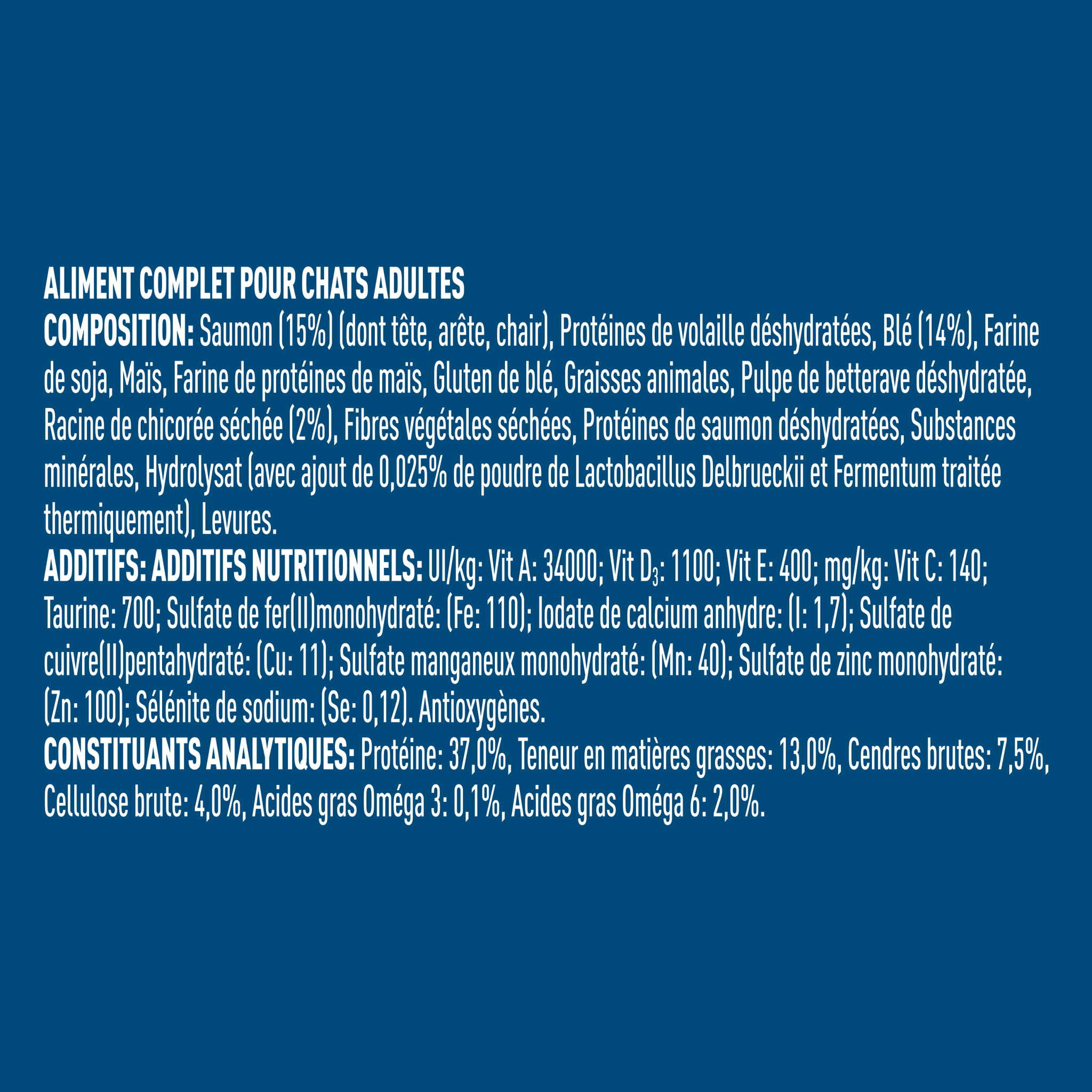 PURINA ONE CHAT Stérilisé Saumon 800g - Lot de 4
