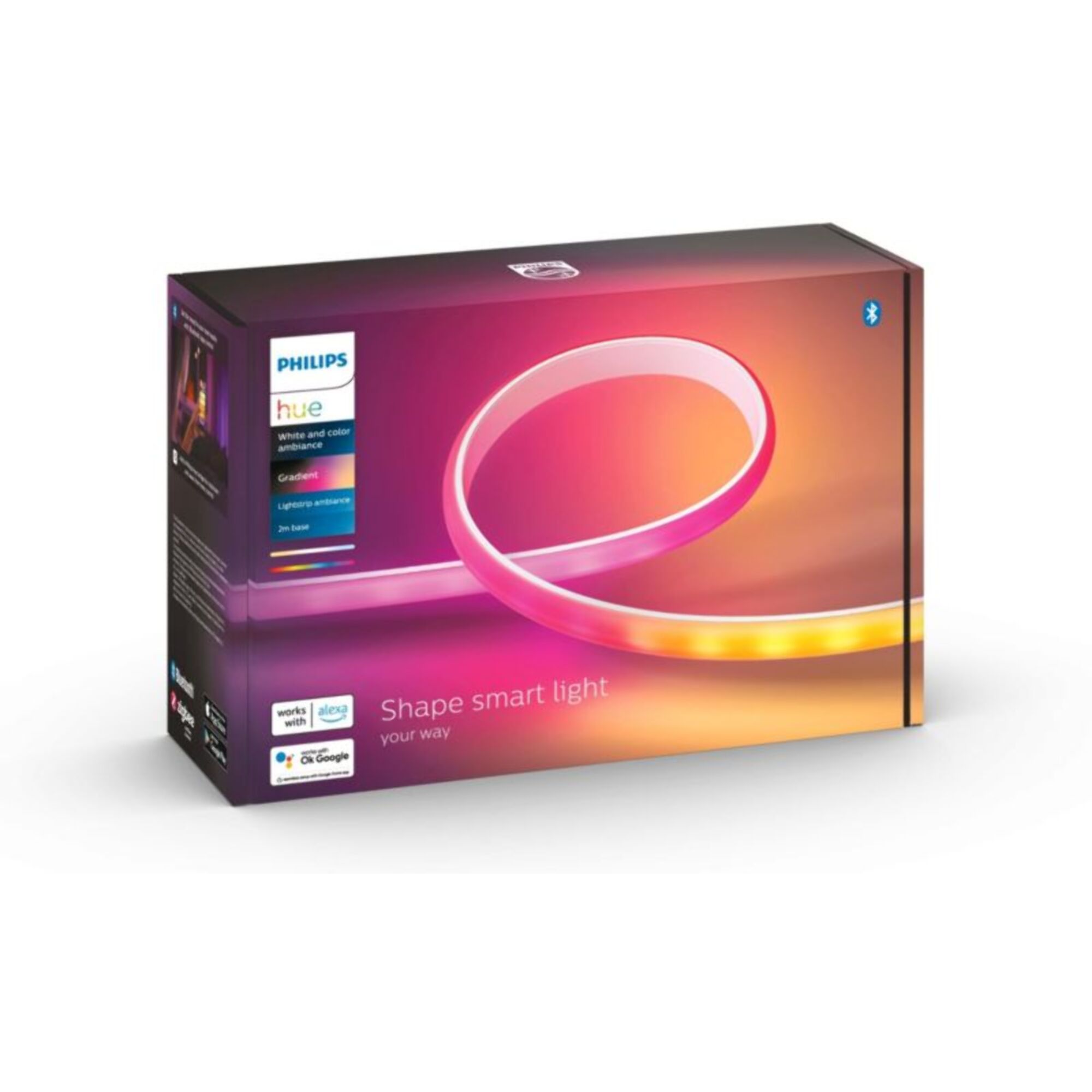 Bandeau LED PHILIPS HUE W&C Lightstrip Gradient extension 1M