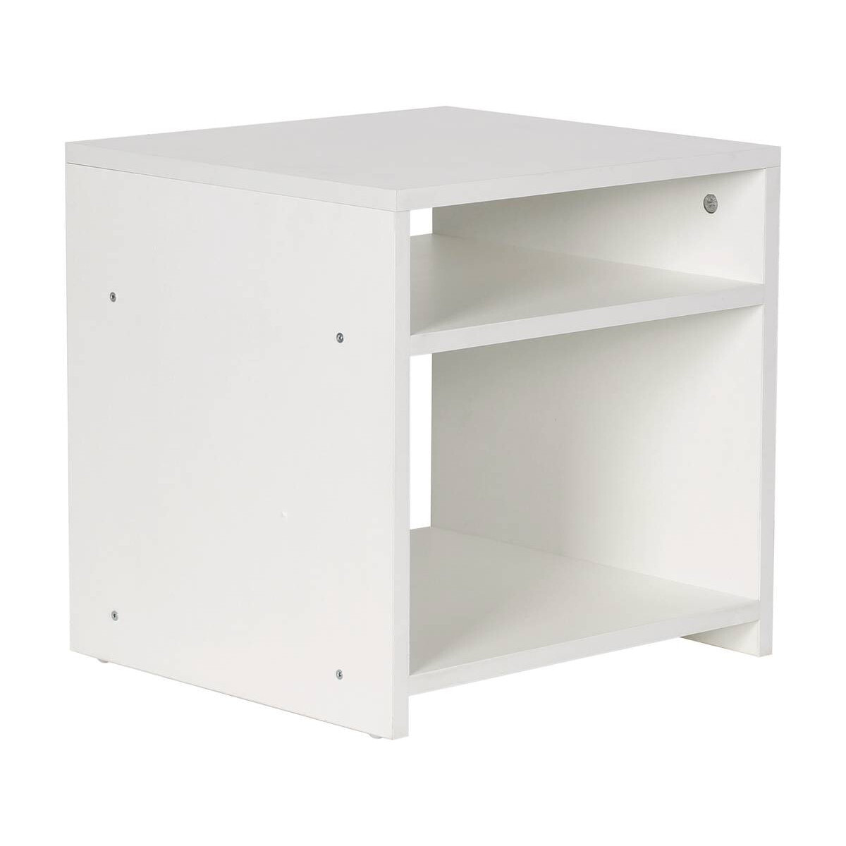 Chevet "York" 2 niches - Blanc