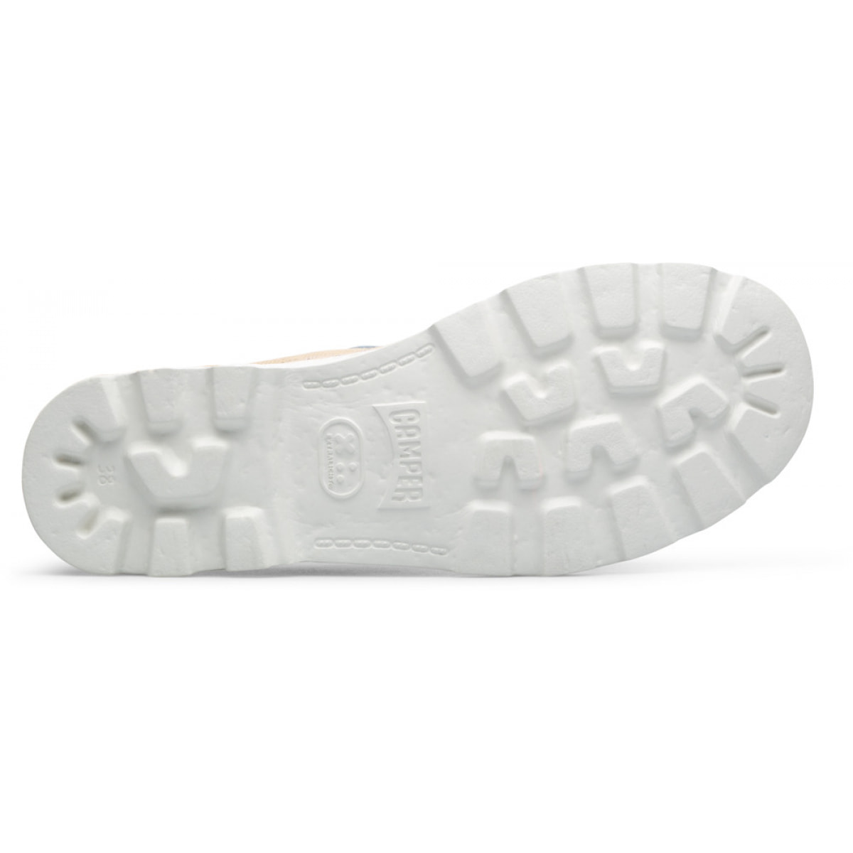 CAMPER Brutus - Zapatos de cordones Mujer Beige