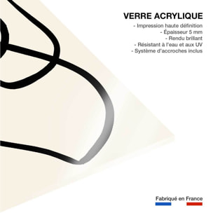 Tableau line art bold II Tableau plexiglas
