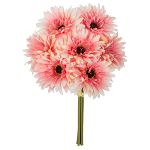 Bouquet de 7 gerberas artificiels - H26 cm