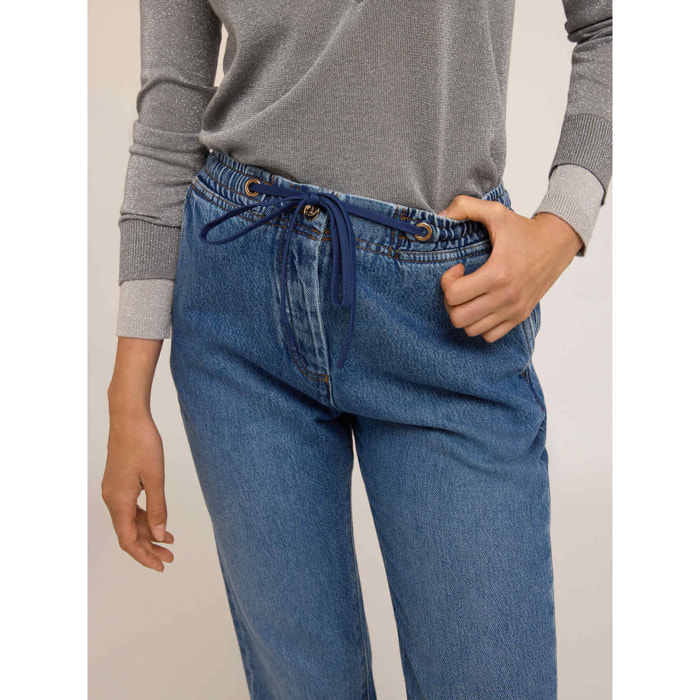 Motivi - Jeans holgados mixto lyocell - Azul