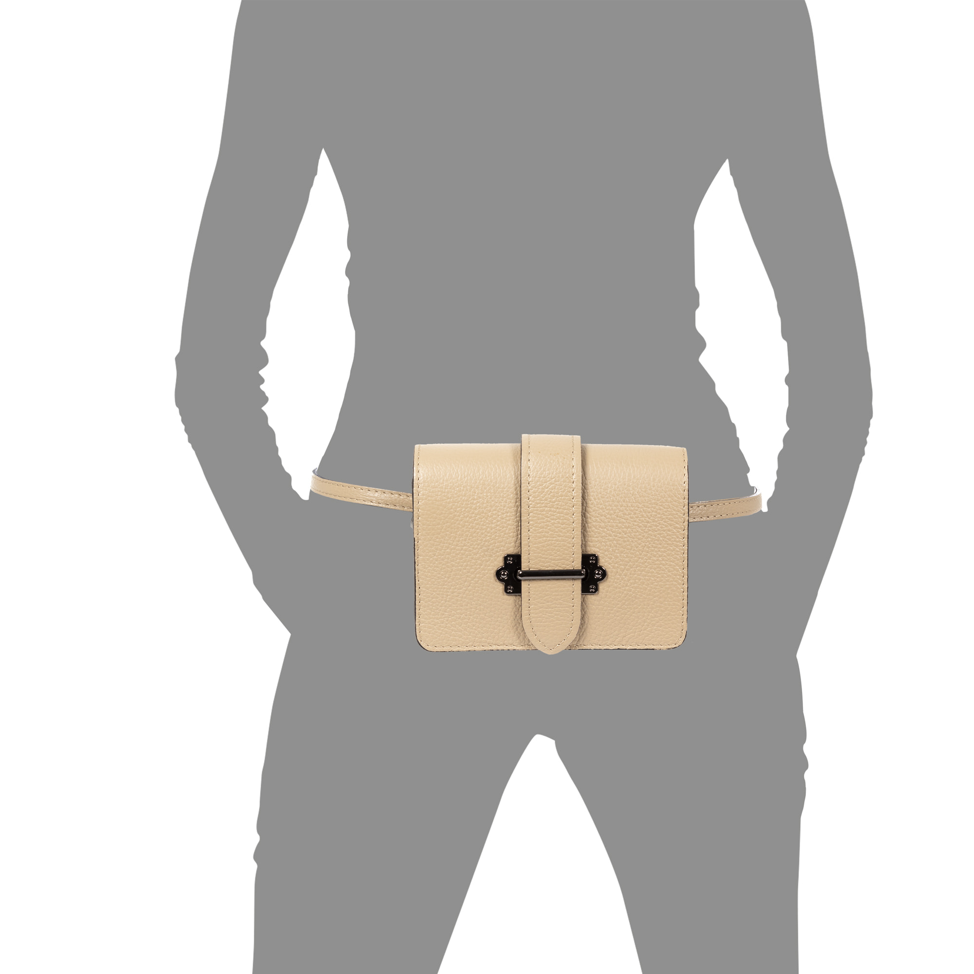 Camelia Bolso bandolera Mujer.Piel auténtica Dollaro