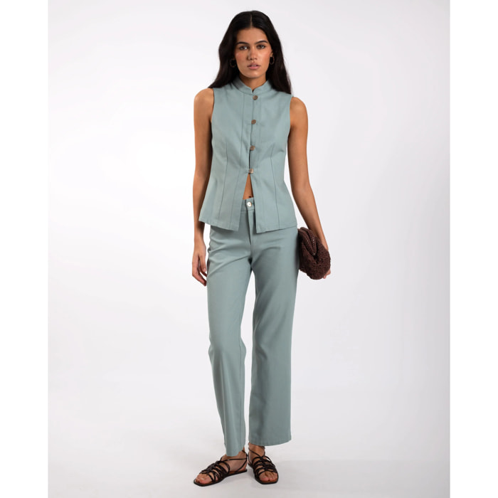 Pantalón recto de mujer