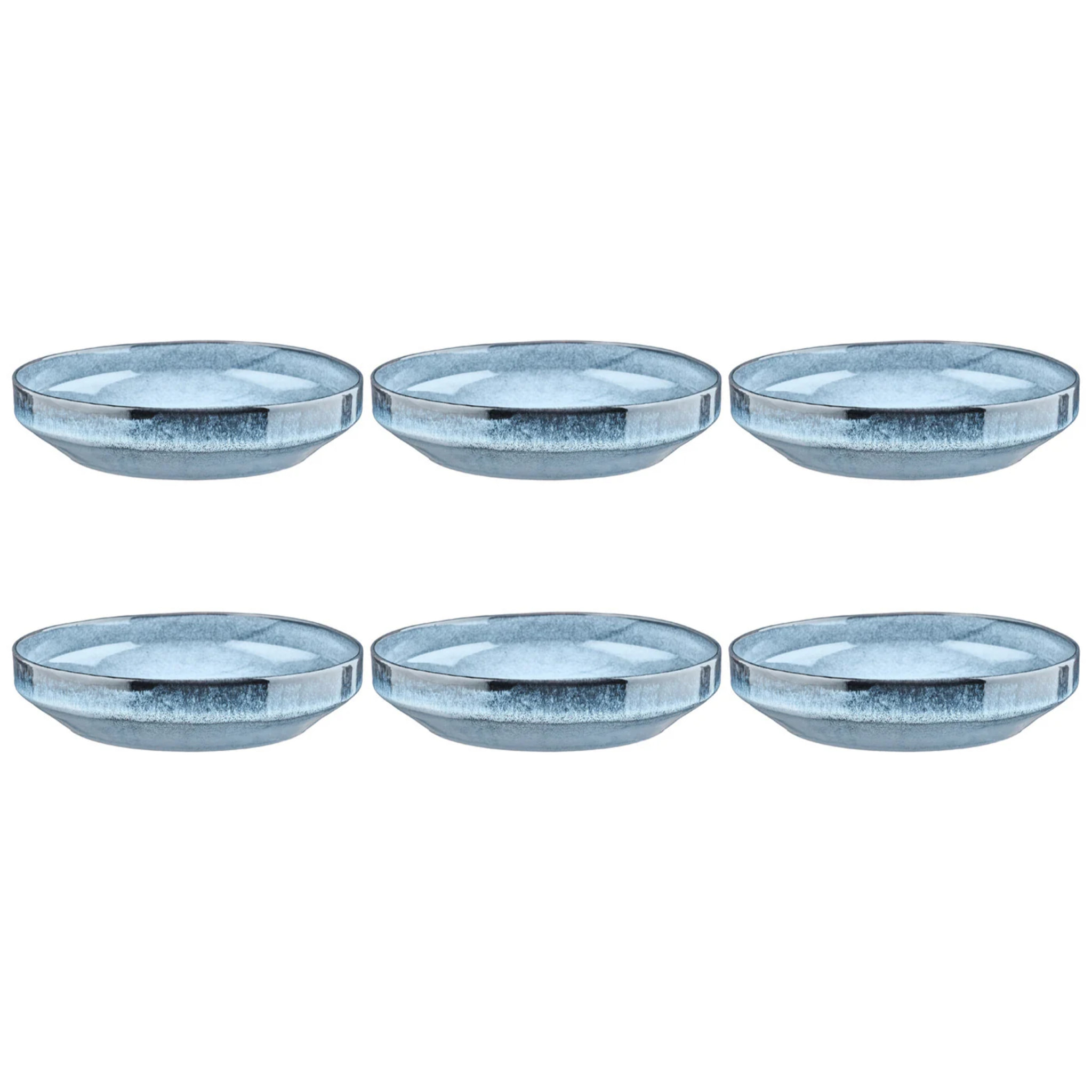 Assiette creuse GENESIS Ø21cm - 6 pièces - Mer