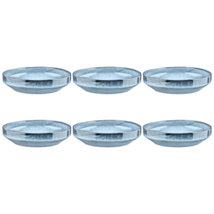 Assiette creuse GENESIS Ø21cm - 6 pièces - Mer