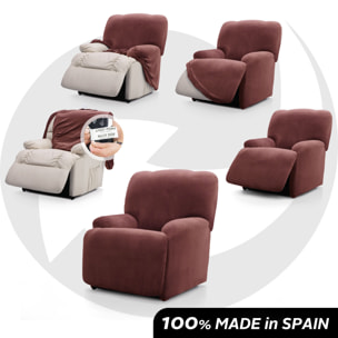 Funda TERCIOPELO ANTIMANCHAS Multi elástica para RELAX PIES JUNTOS modelo VERONICA