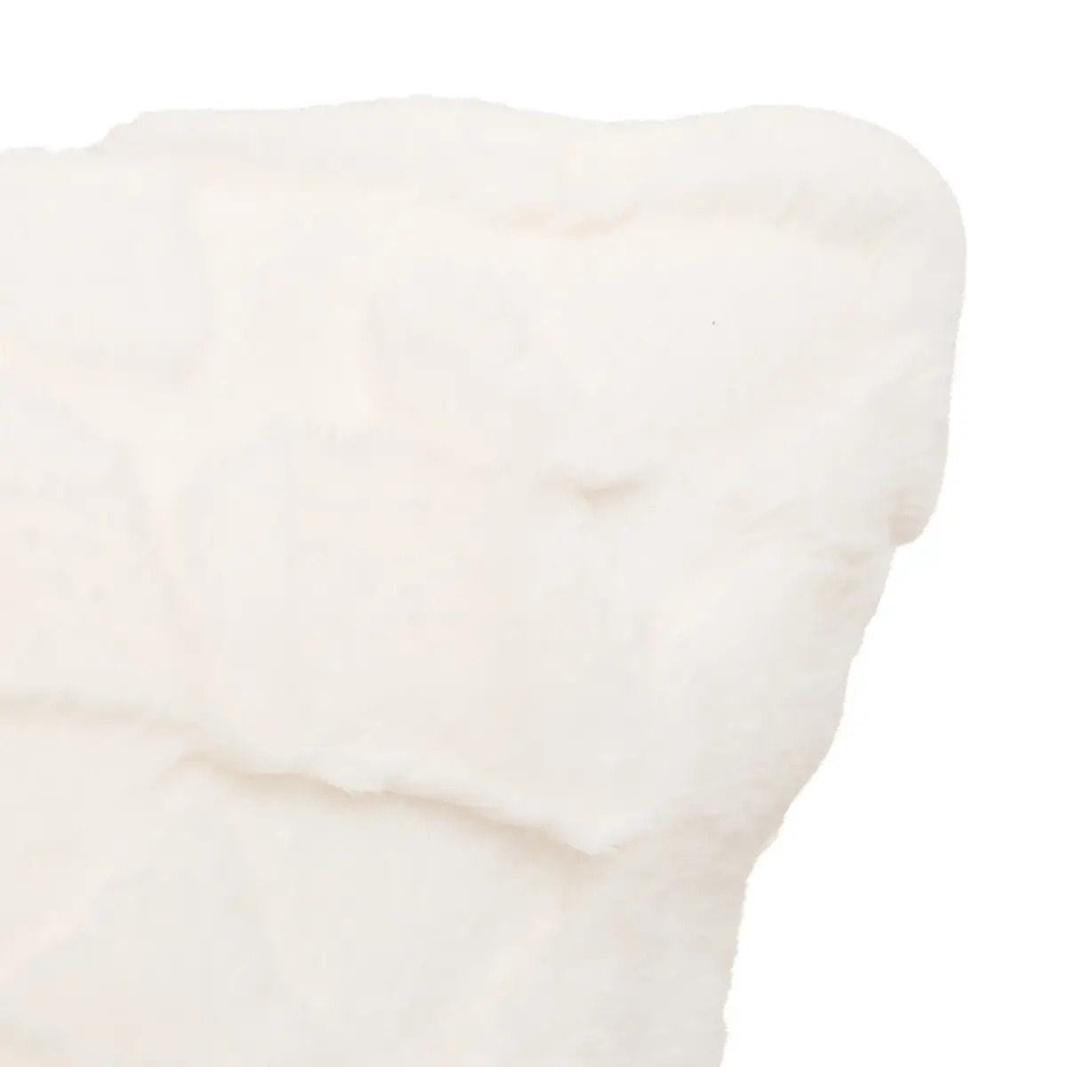 Coussin Nalia rectangulaire 50x80cm blanc