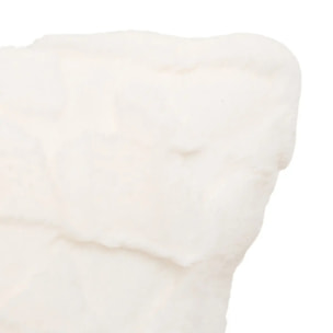 Coussin Nalia rectangulaire 50x80cm blanc