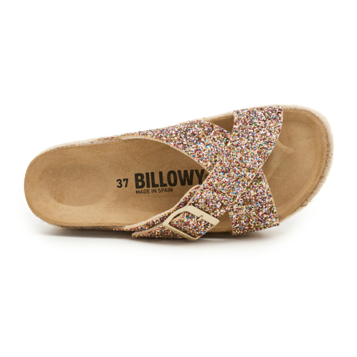 SANDALIA PLATAFORMA BILLOWY DORADO