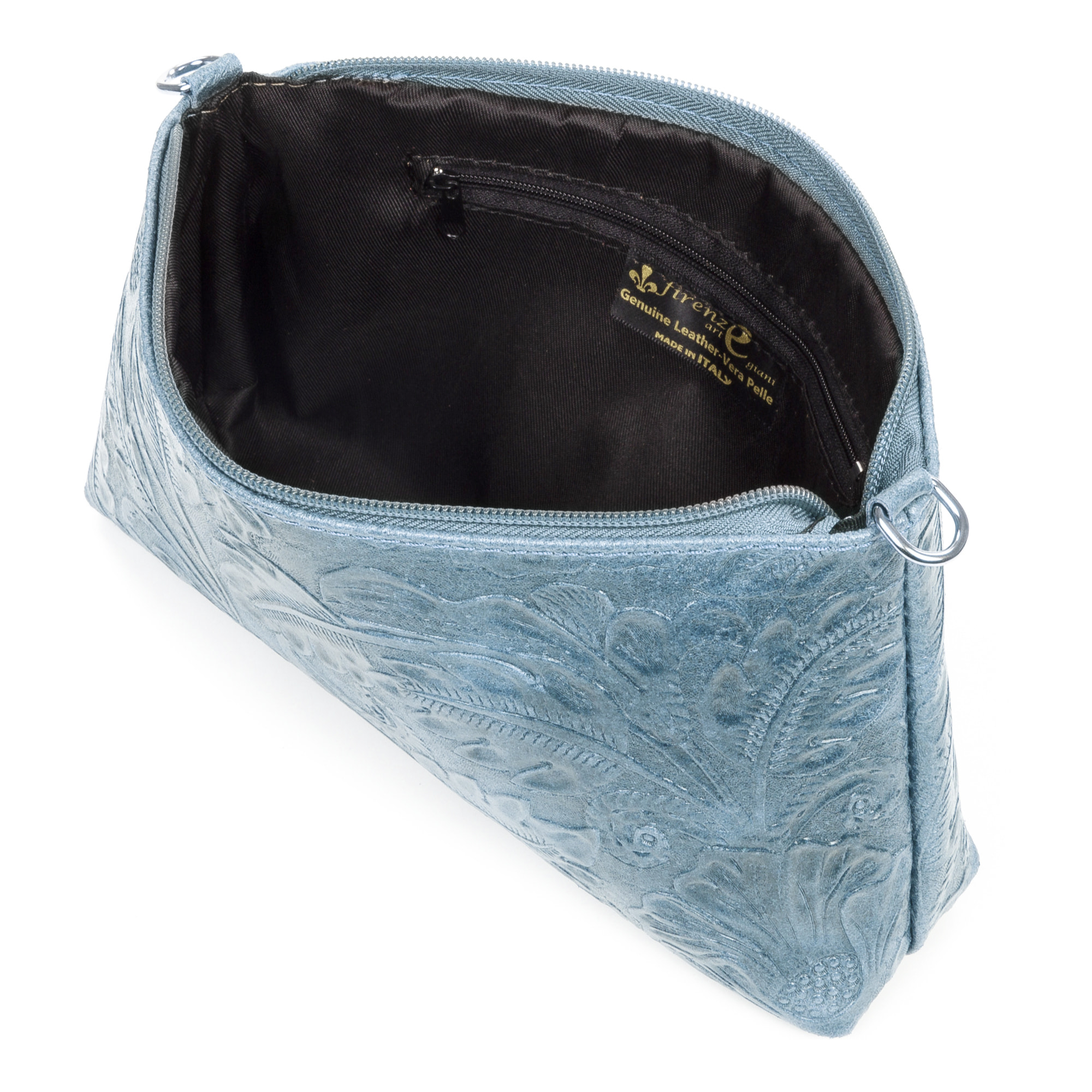 Martia Borsa a tracolla Donna.Pelle autentica Nabuk Inciso Arabesco