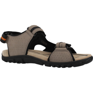 Sandalias Hombre de la marca GEOX  modelo UOMO SANDAL STRADA MARRON
