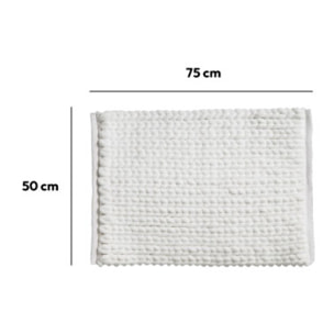 Tapis 50x75 cm Blanc Colorama