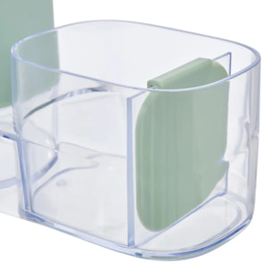 Distributeur de savon Poly rectangulaire 540ml vert
