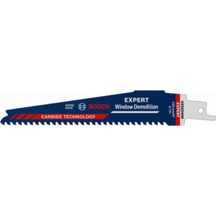 Lame scie sabre carbure Expert S956DHM 150 mm BOSCH pour fenêtre - 2608900385