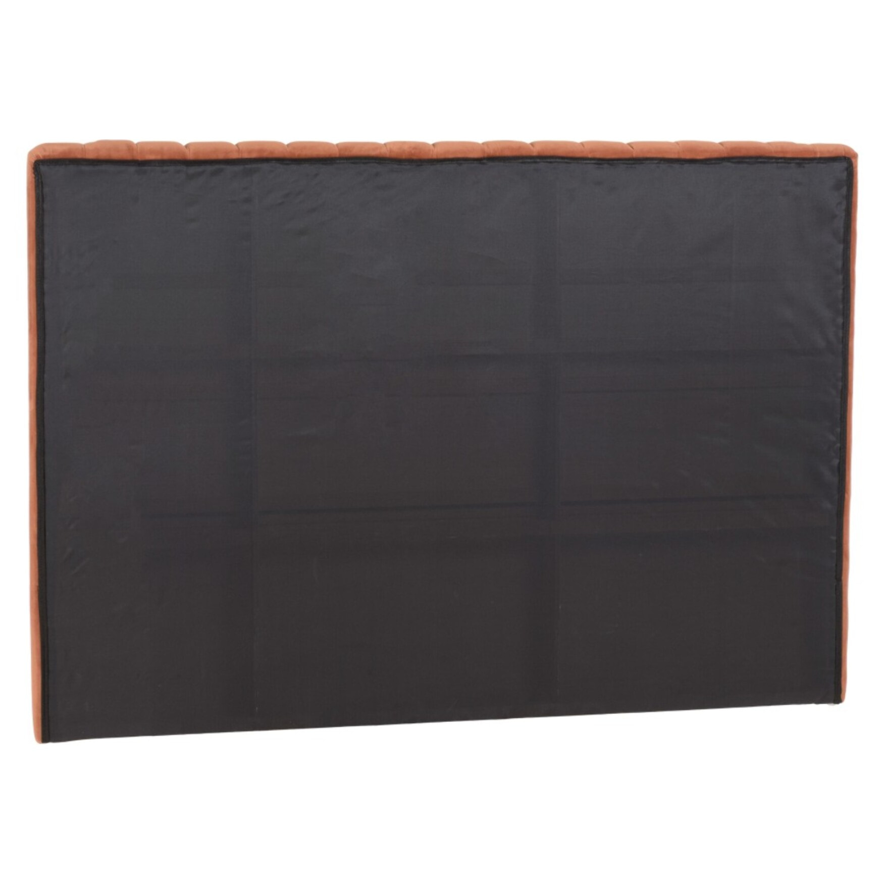 ARTHUR - Tête de lit rembourrée pour lits 140/160cm velours orange