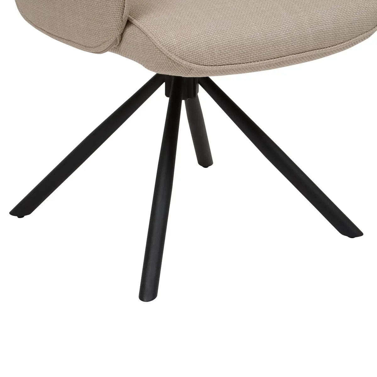 Fauteuil de bureau pivotant Sisco beige